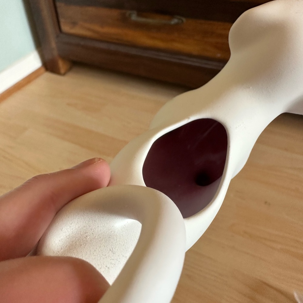 White Ceramic Dog Gravy Boat or Creamer - Picture 8 of 8